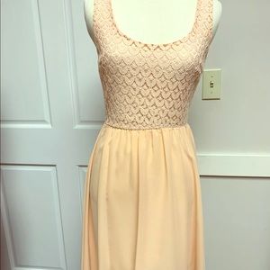 NWOT Peach Party Dress
